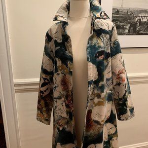 Artsy patterned coat